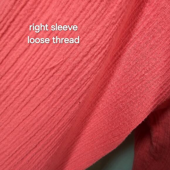 La Blanca Coral Pink Embroidered Lace Swimsuit Cover Up, Style #LB4CC55, Size L - Picture 4 of 11